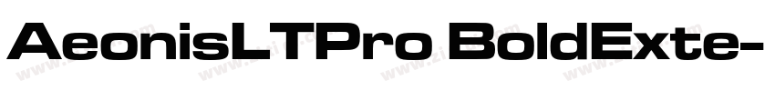 AeonisLTPro BoldExte字体转换